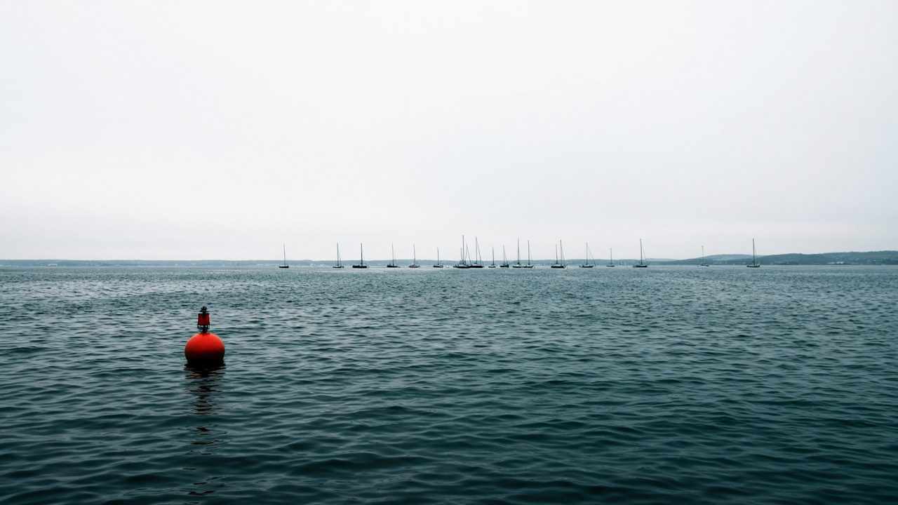 Weiter Horizont über der Kieler Förde, ohne Schrift